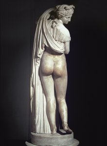 De Callipige Aphrodite, kopie van een Grieks origineel uit de 2e eeuw v.Chr. (marmer)
